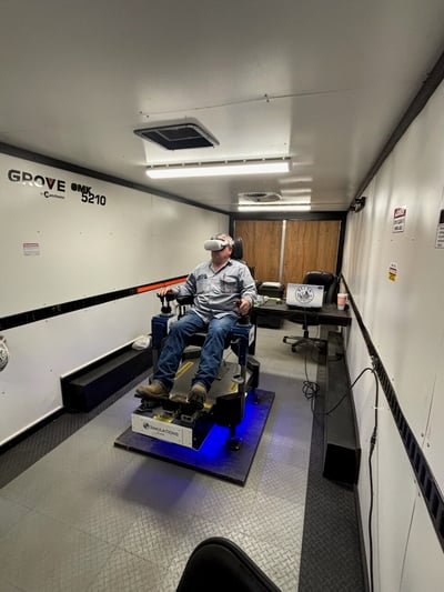VR Crane Simulator Training
