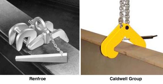 Rigging clamps for beams