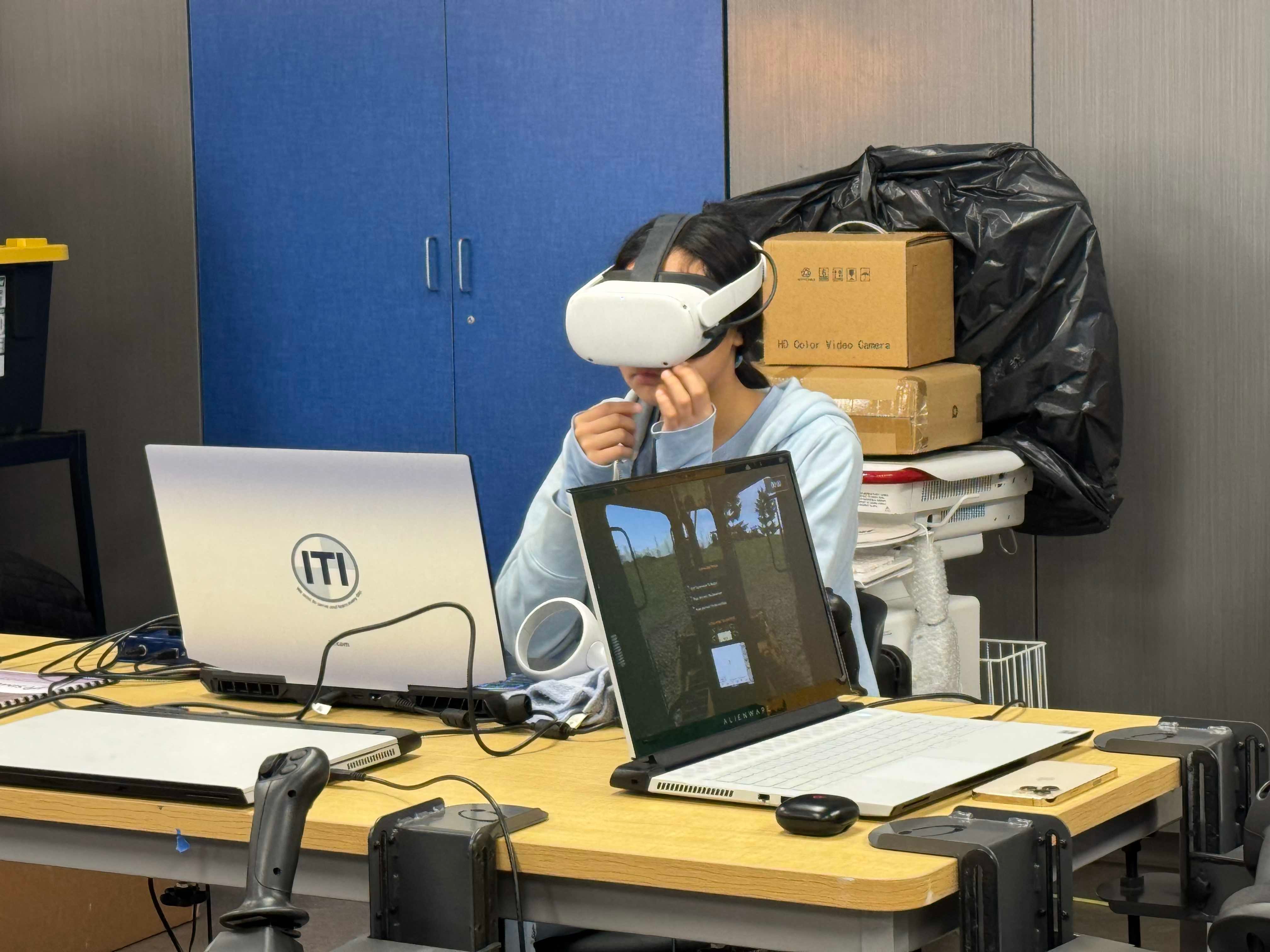 ITI Crane Sim VR training 