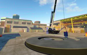 ITI Simulations VR Crane Simulator