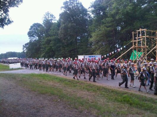 40,000 Scouts and Scouters