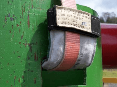 metal mesh sling protection