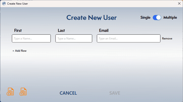 Improved user interface for Administrators