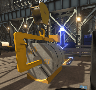 Improved Overhead Crane Coil Attachement