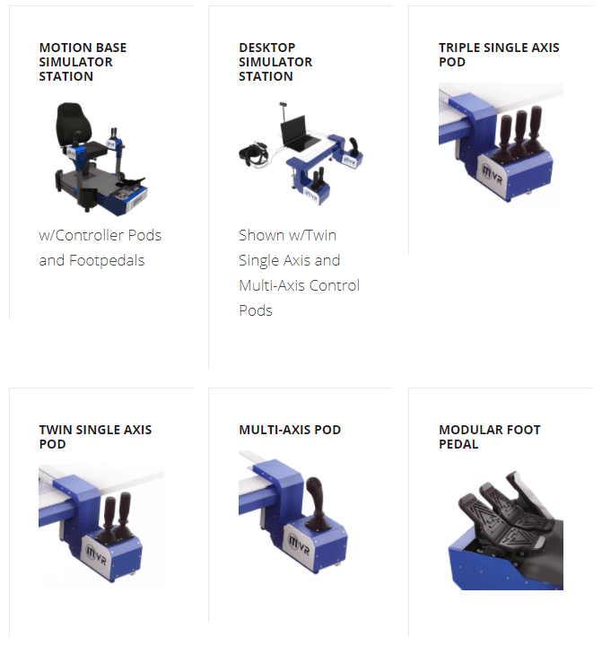 VR Crane Simulator Training Hardware Options